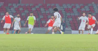 ভুটানের বিপক্ষে ঘরের মাঠে অভিষেকের অপেক্ষায় হামজা-ফাহমিদুল